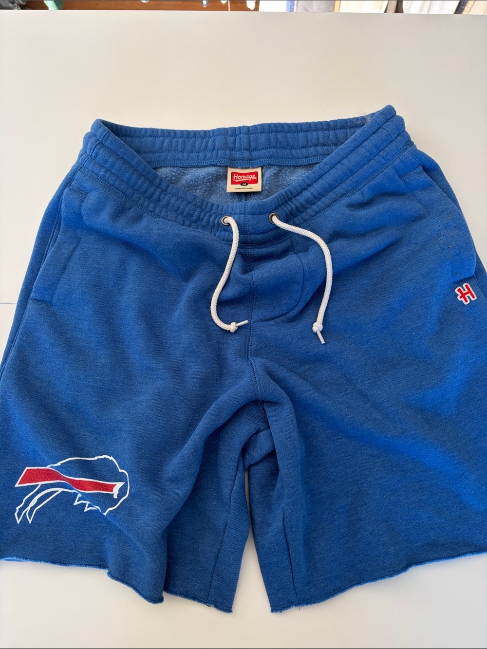 HOMAGE Blue Men’s Athletic Sweatpants Shorts Buffalo Bills Size M
